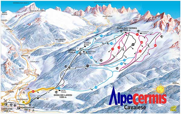 Impianti e piste Alpe Cermis